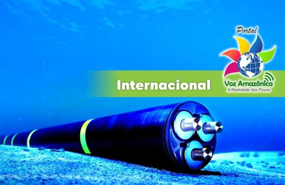 Os cabos submarinos são usados em trechos de mar para ligar estações terrestres. | Divulgação/PVA.