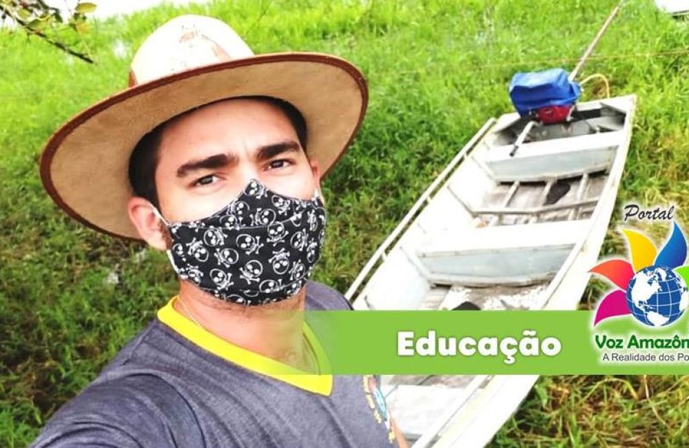 "Aqui, moramos em zona rural, áreas de várzeas e terra firme, a única forma de transporte é fluvial". | Foto: Divulgação/PVA.