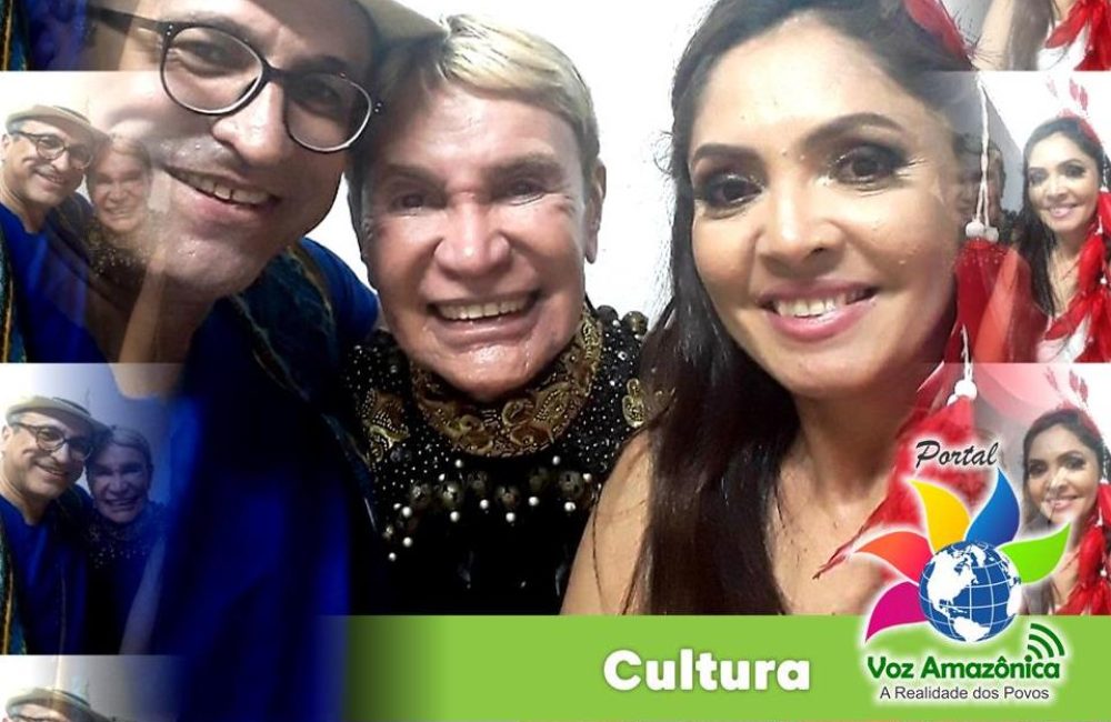 Zezinho Corrêa com o escritor Paulo Queiroz e a editora Synthia Queiroz - Foto/Arte: Synthia Queiroz/PVA
